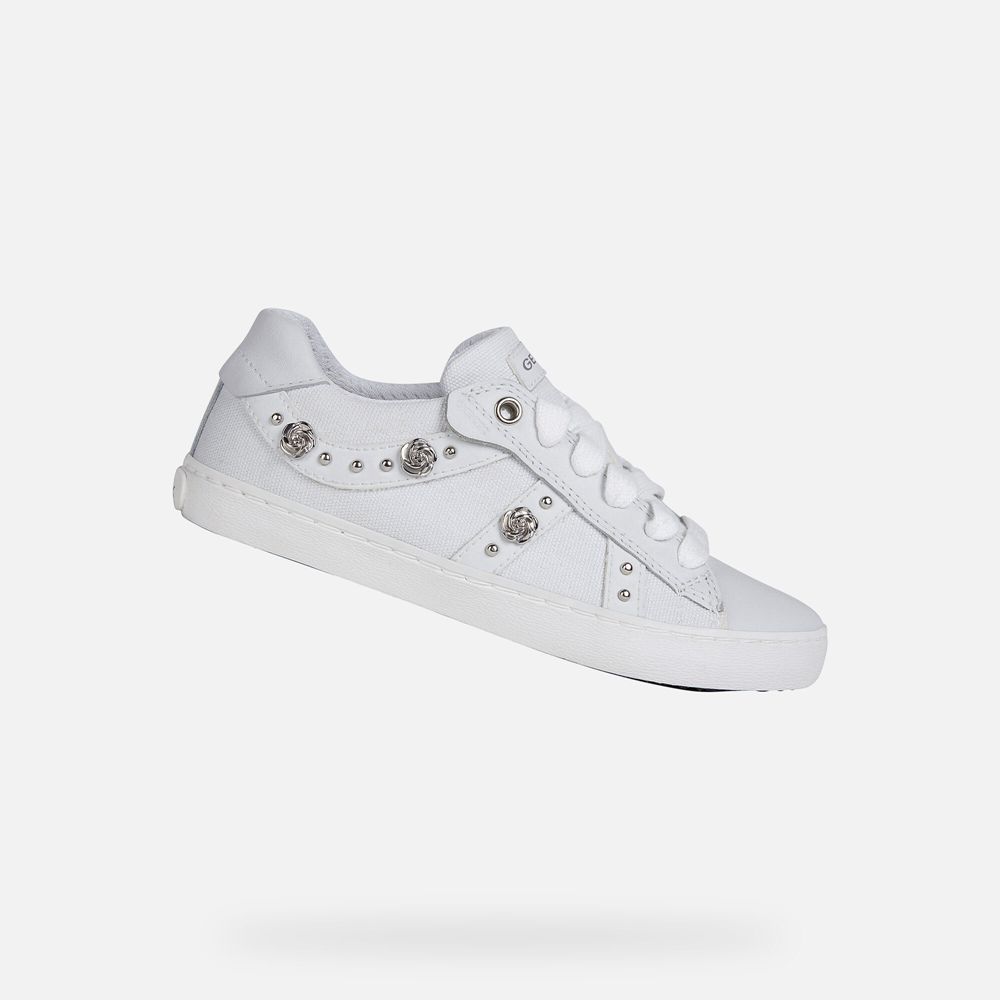 Tenis Geox Menina Branco - Kilwi - FTEGB8635